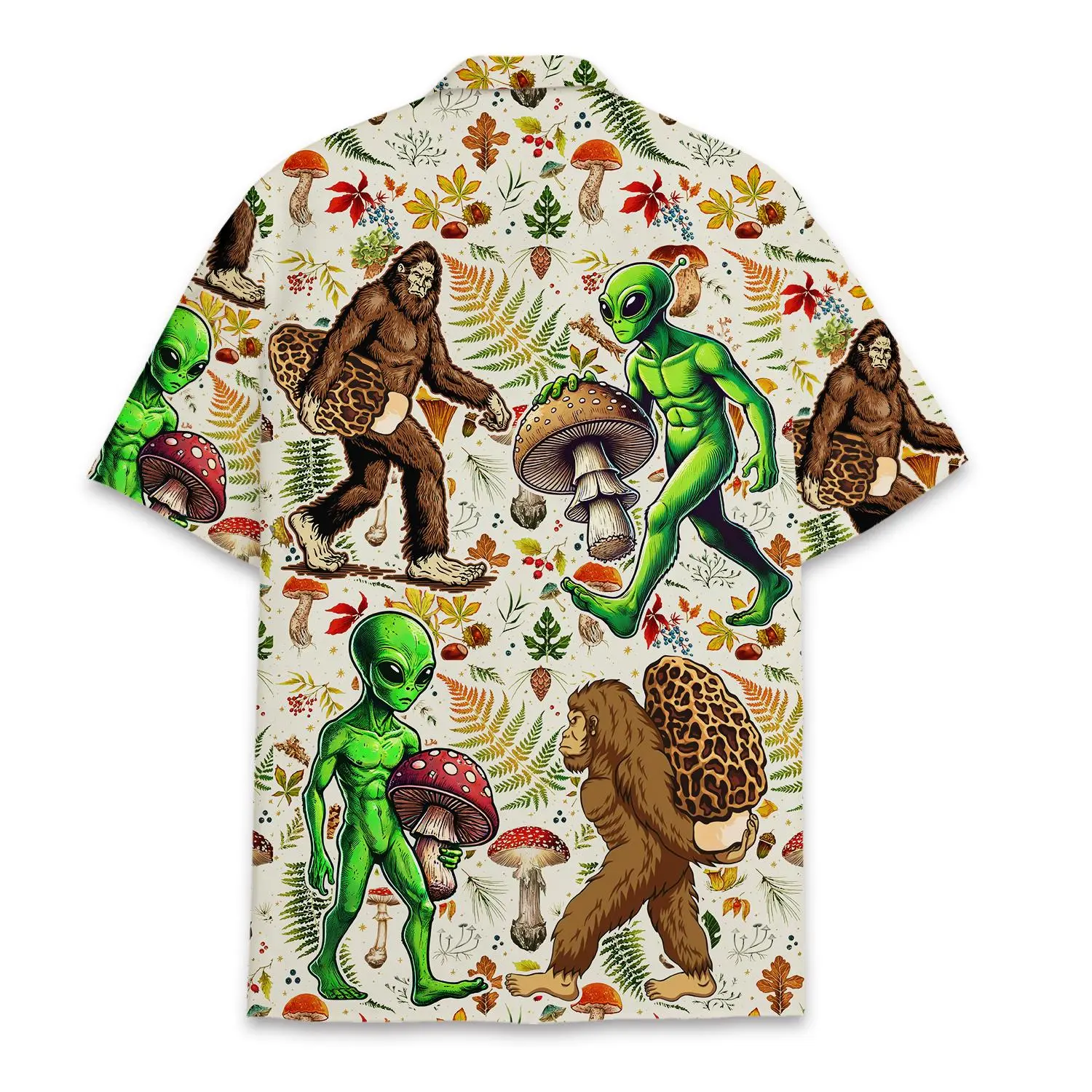 tropical-flower-and-domestic-dog-hawaiian-shirt-1