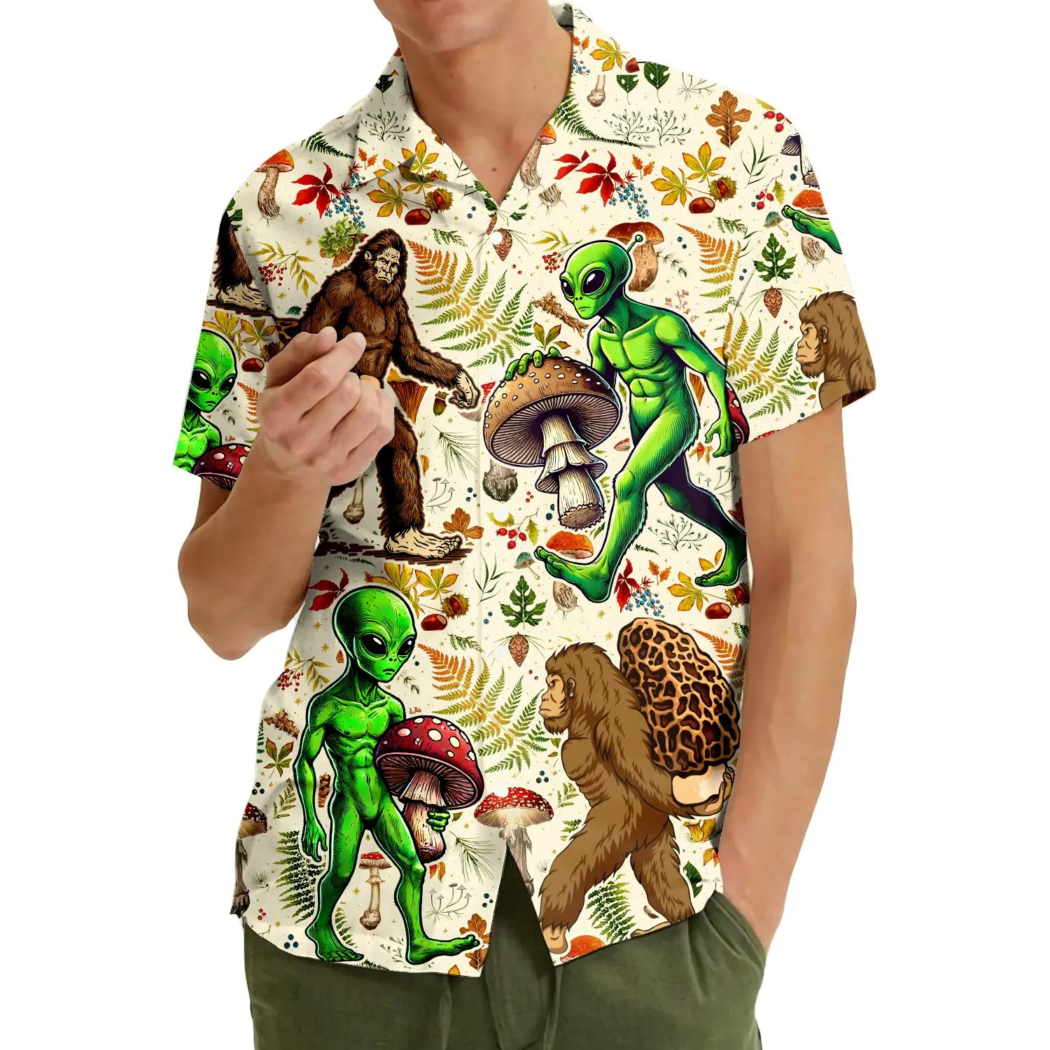 tropical-flower-and-domestic-dog-hawaiian-shirt-3