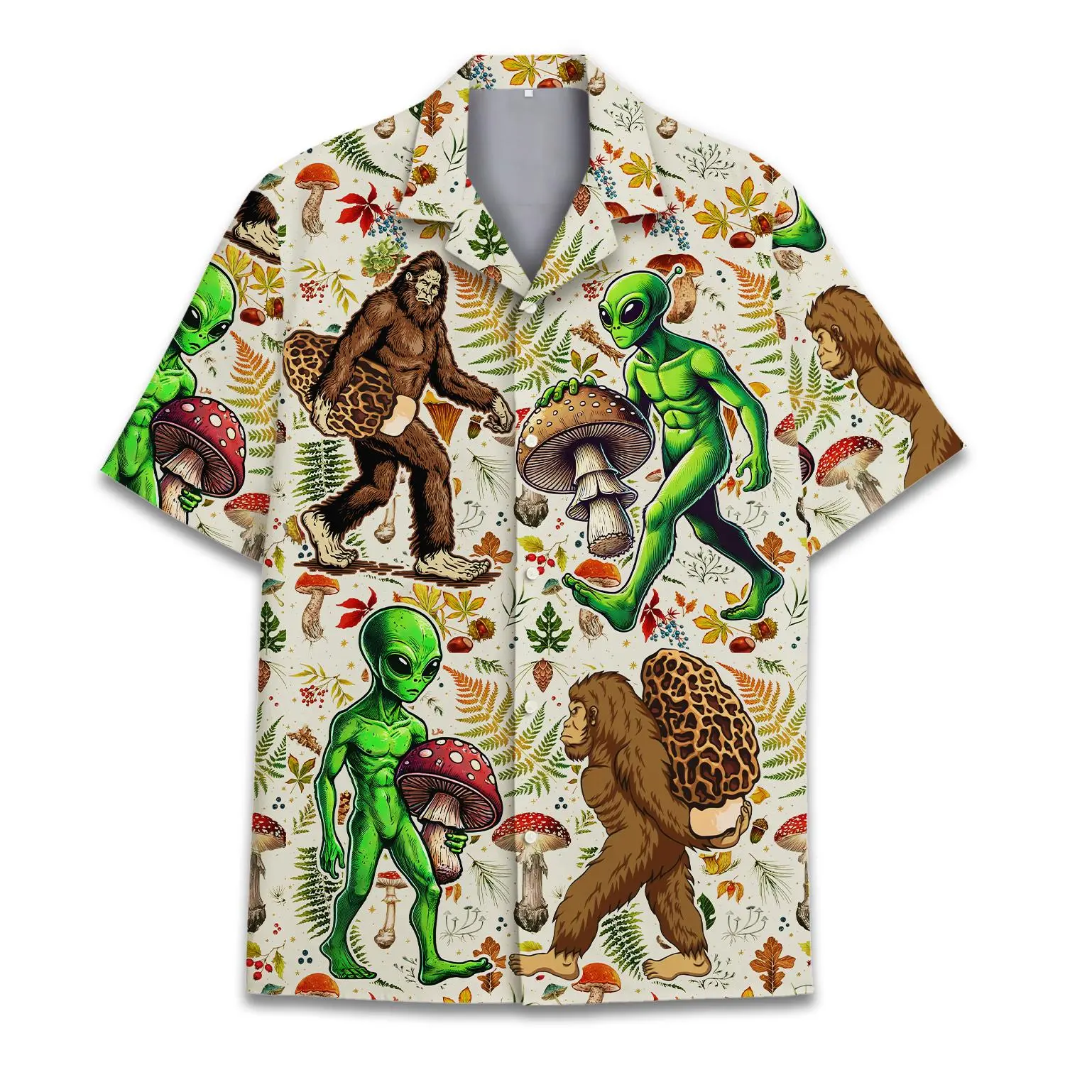 tropical-flower-and-domestic-dog-hawaiian-shirt