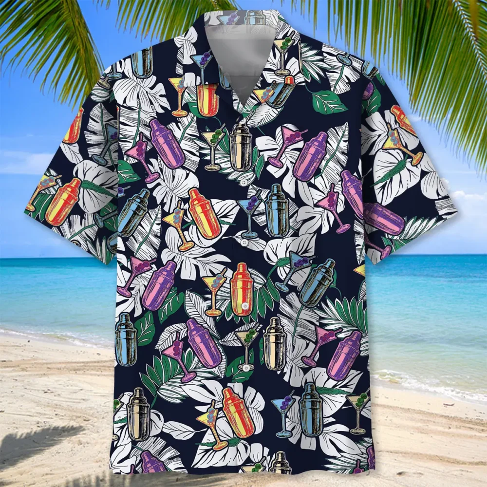 Tropical Shaker Bartender Hawaiian Shirt HWBN2762949 - Beltina