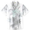 Tropical Vegetation Leaves Beach Vacation Hawaiian Shirt HWBN2765386 - Beltina