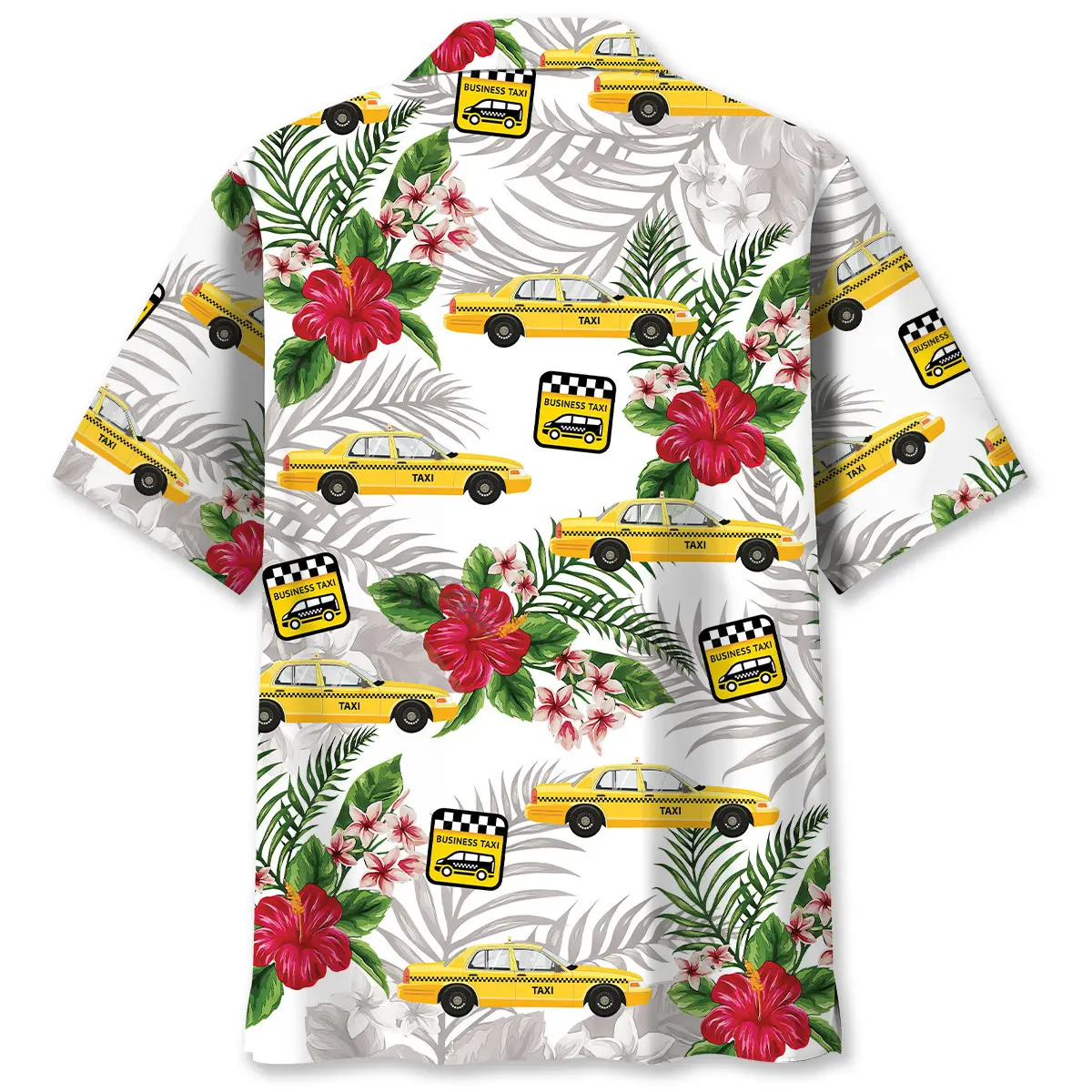 tropical-yellow-taxi-car-hawaiian-shirt-2