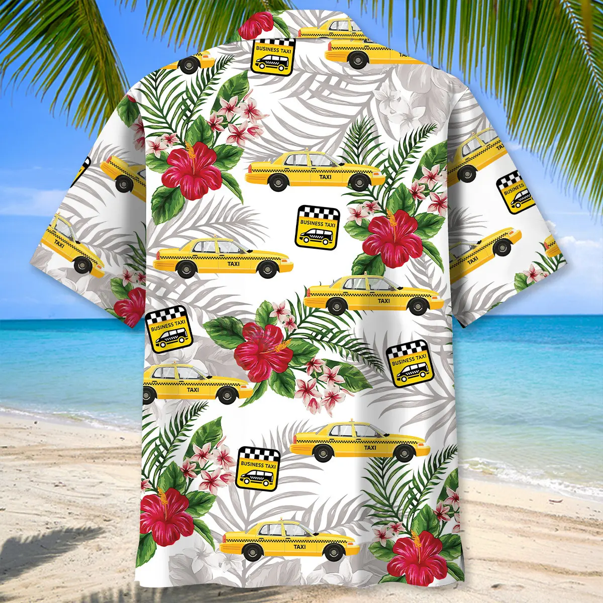 tropical-yellow-taxi-car-hawaiian-shirt-3