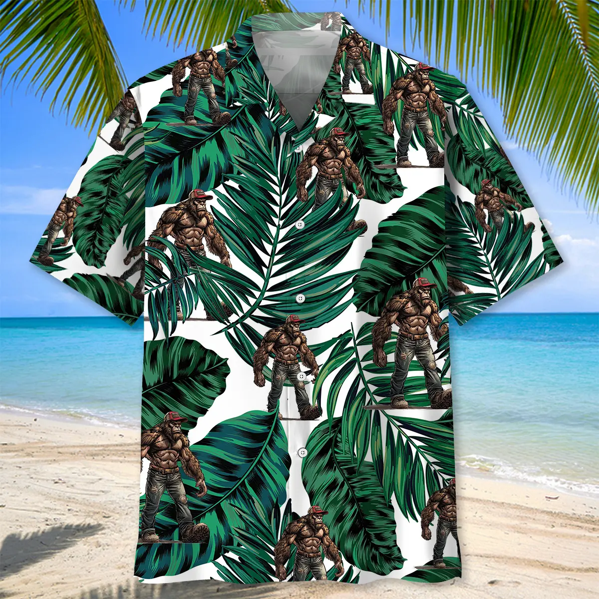 trucker-bigfoot-hawaiian-shirt-1
