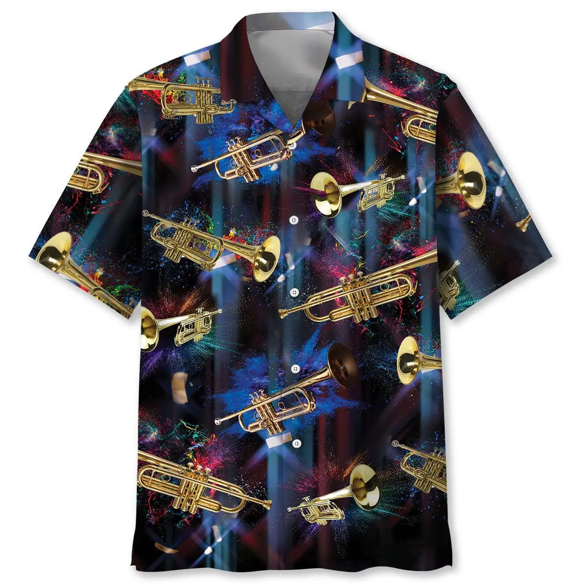 trumpet-light-hawaiian-shirt