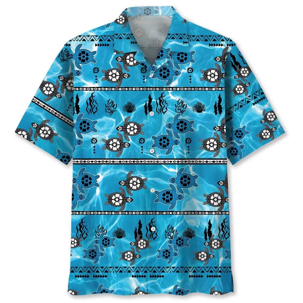 Turtle Light Hawaiian Shirt HWBN2762811 - Beltina