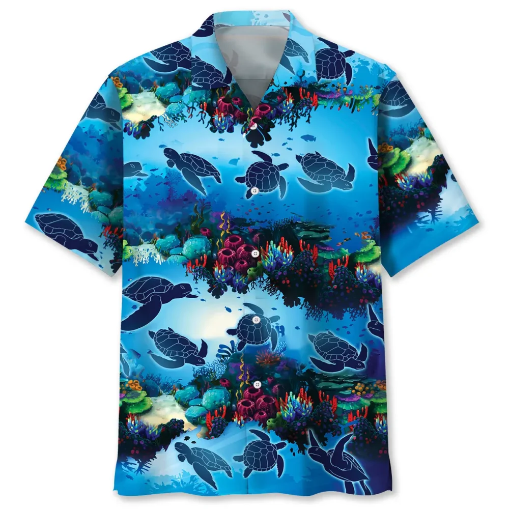 Turtle Ocean Hawaiian Shirt HWBN2762809 - Beltina