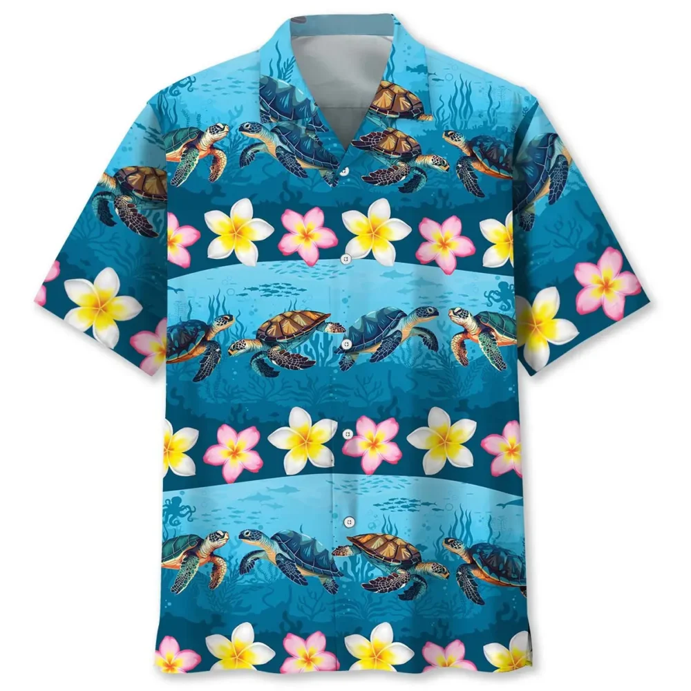 Turtle Under Sea Tropical Hawaiian Shirt HWBN2762922 - Beltina