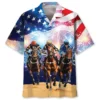 USA Jockey Horse Racing Hawaiian Shirt HWBN2763389 - Beltina