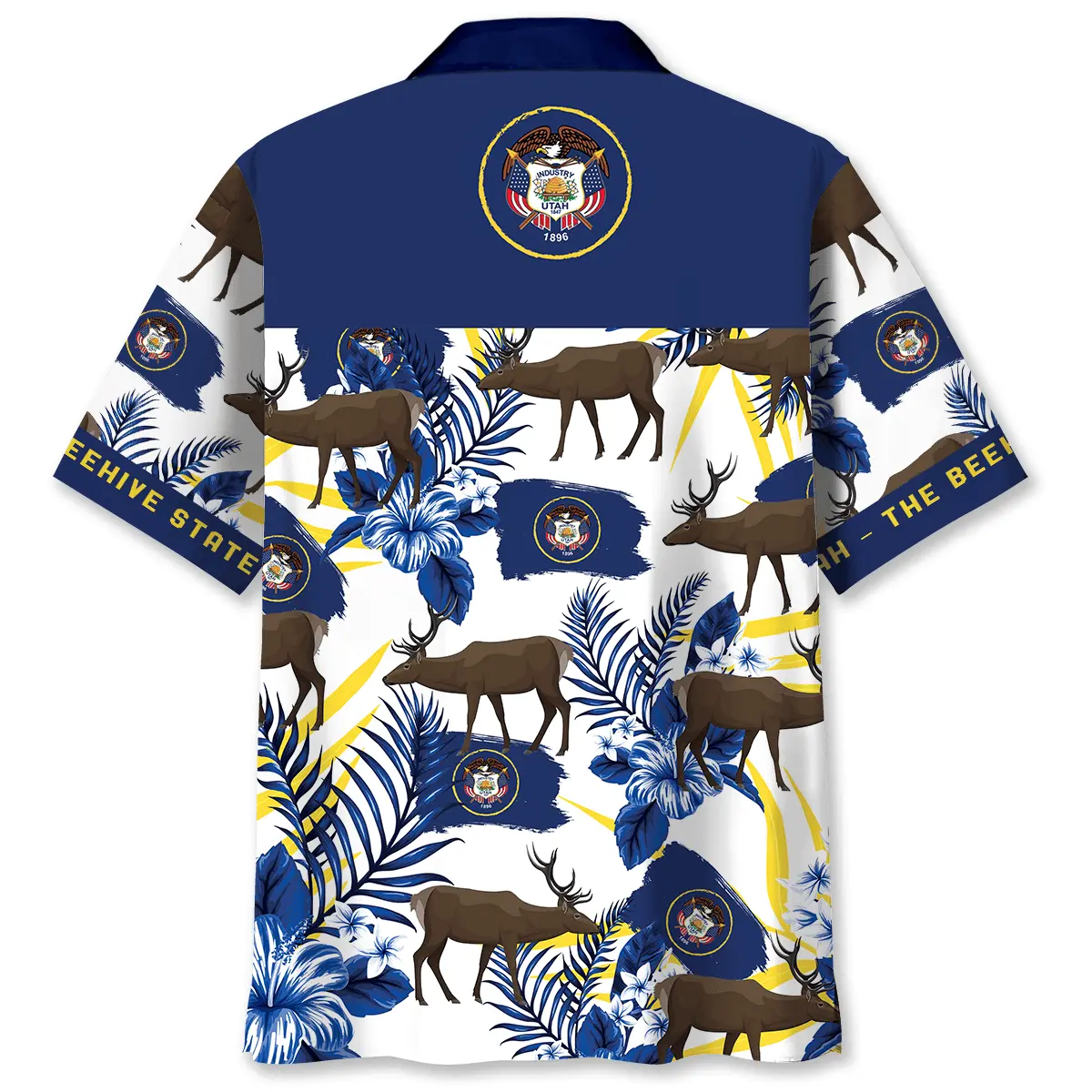 utah-proud-the-beehive-state-hawaiian-shirt-2