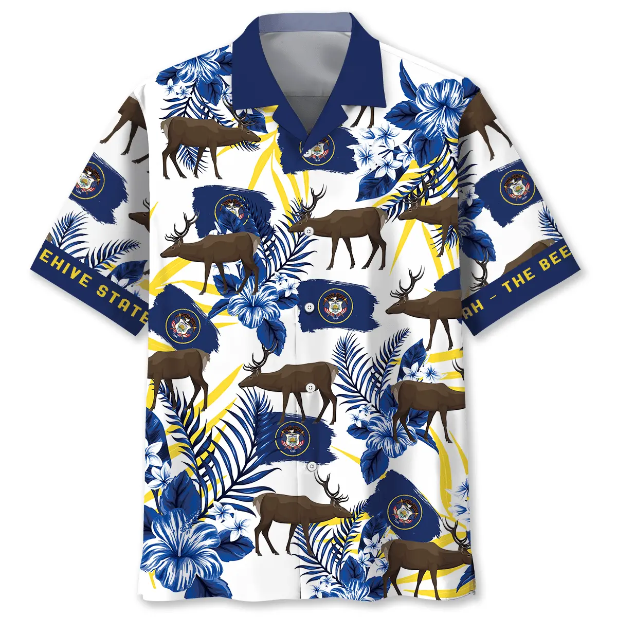 utah-proud-the-beehive-state-hawaiian-shirt