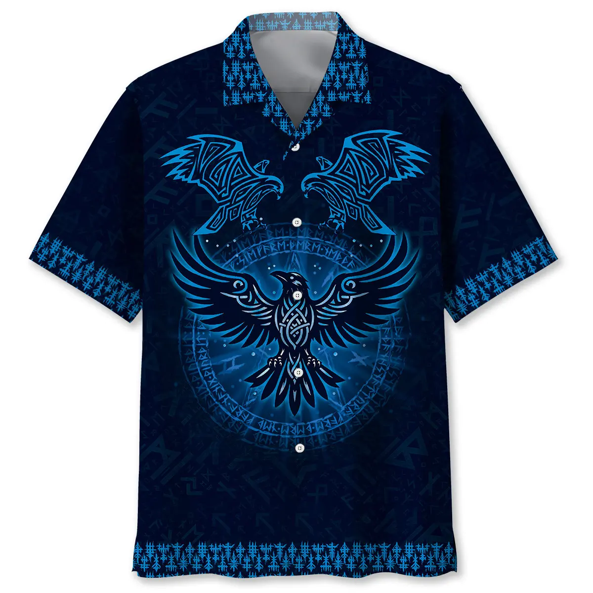viking-raven-hawaiian-shirt