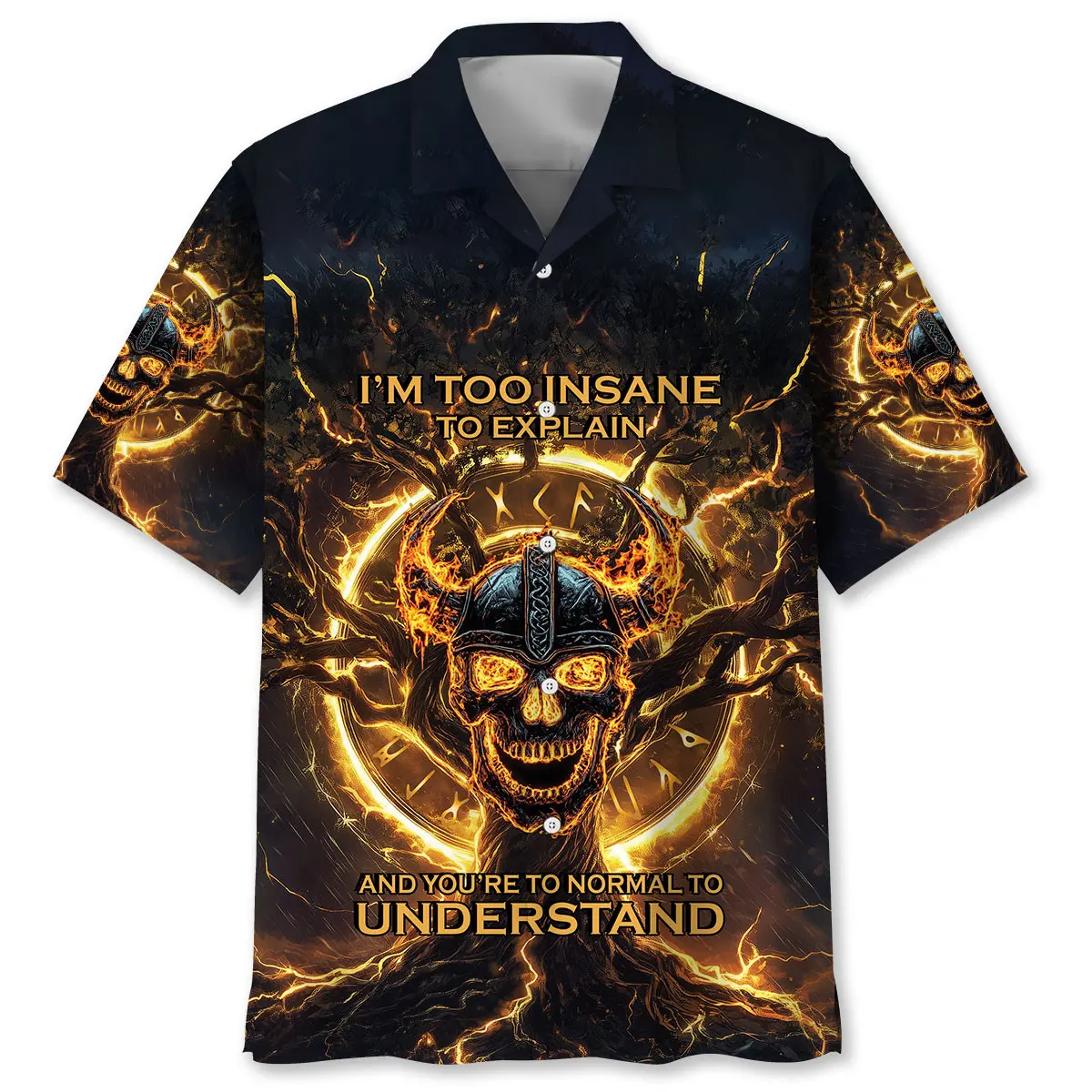 viking-skull-flames-hawaiian-shirt
