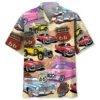 Vintage Art Classic Car Route 66 Hawaiian Shirt HWBN2764492 - Beltina