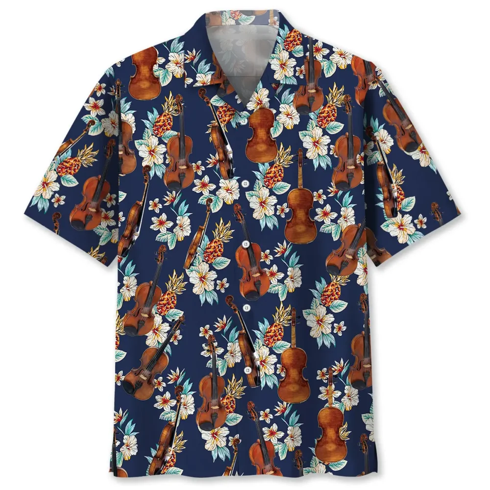 Vintage Classic Violin Hawaiian Shirt HWBN2762923 - Beltina