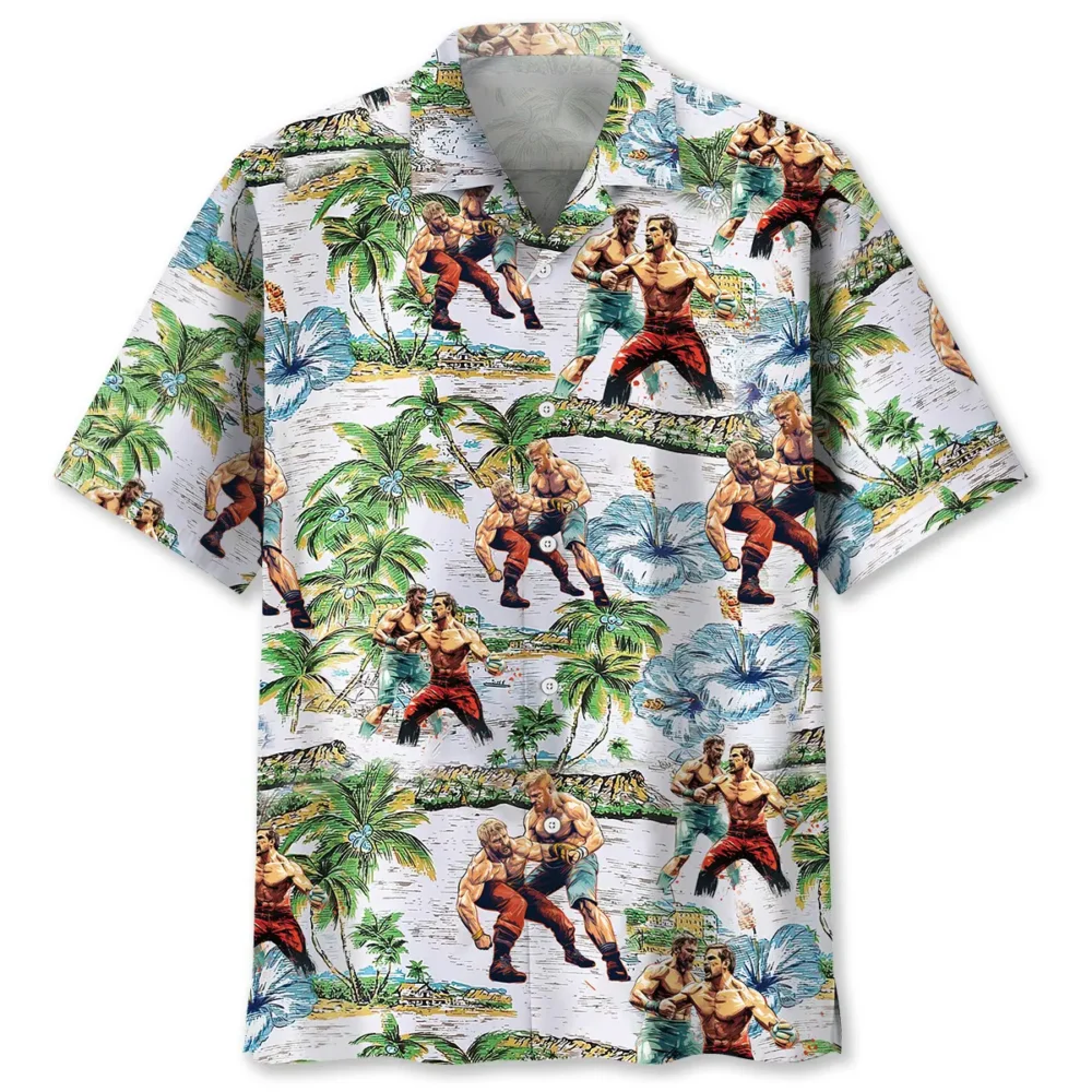 Vintage Color Wrestling Hawaiian Shirt HWBN2763172 - Beltina