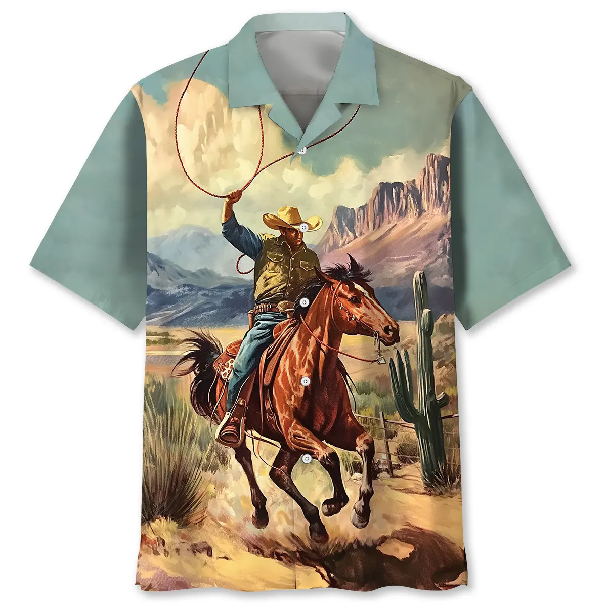 vintage-cowboy-bucking-hawaiian-shirt