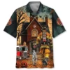 Vintage Firefighter Halloween Night Art Hawaiian Shirt HWBN2764615 - Beltina