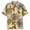 Vintage French Horn Brass Hawaiian Shirt HWBN2764899 - Beltina