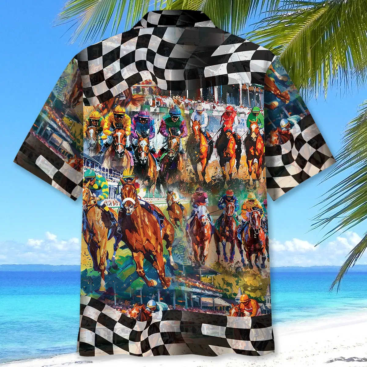 vintage-horse-racing-checkered-hawaiian-shirt-2