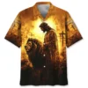 Vintage Jesus And Lion Art Hawaiian Shirt HWBN2764691 - Beltina
