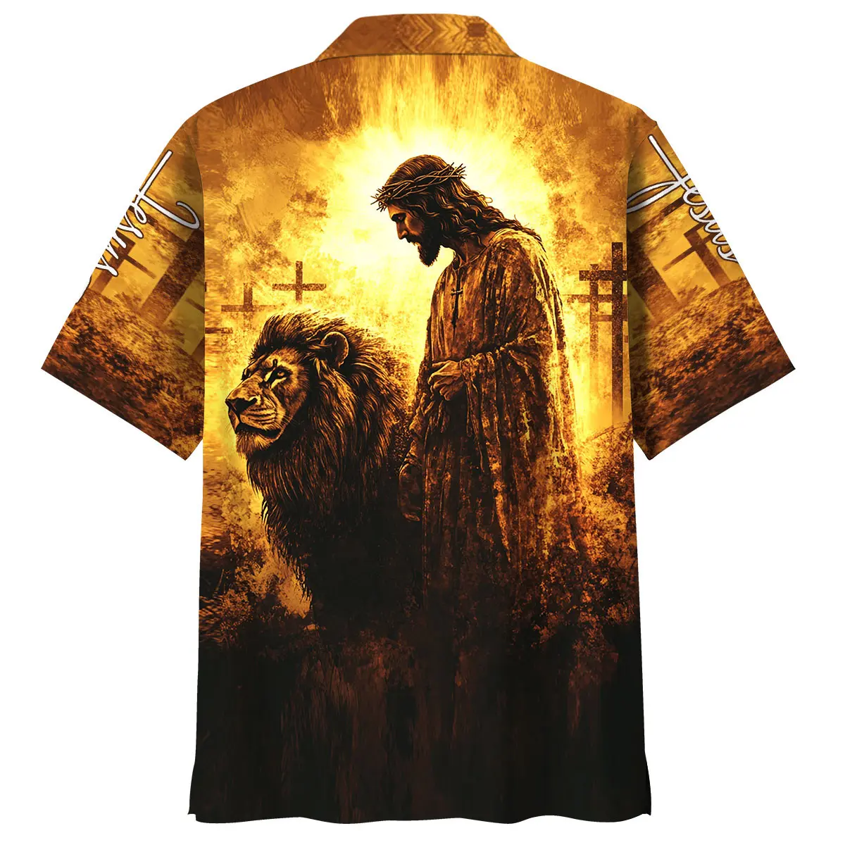 vintage-jesus-and-lion-art-hawaiian-shirt-3