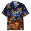 Vintage Wild West Night Cowboy Rodeo Show Hawaiian Shirt HWBN2764744 - Beltina