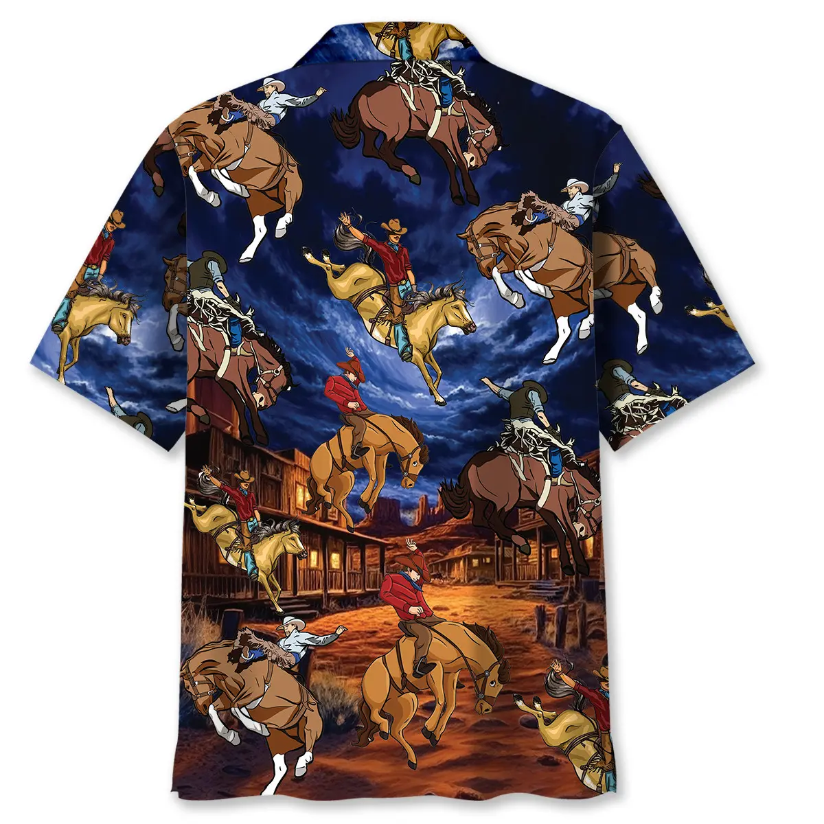 vintage-wild-west-night-cowboy-rodeo-show-hawaiian-shirt-2