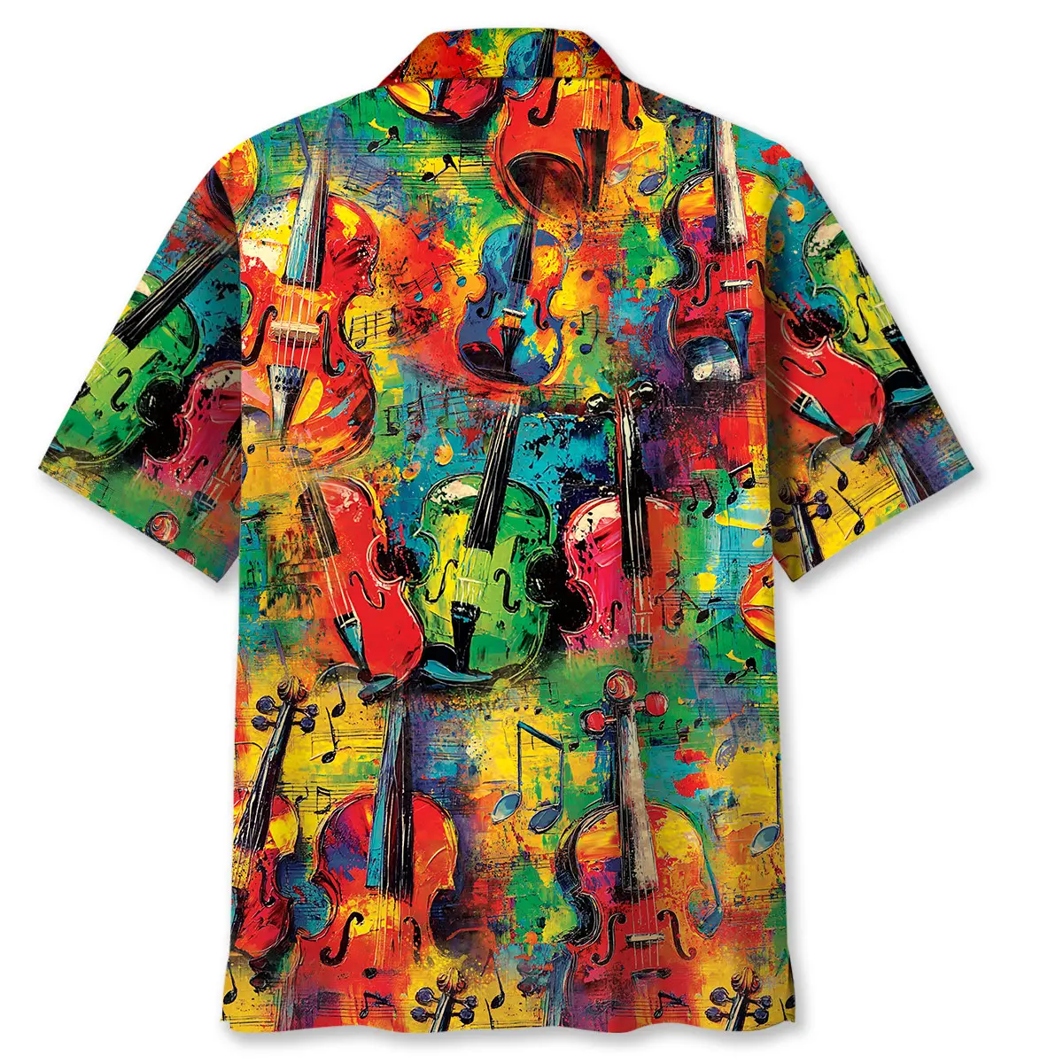 violin-colorful-art-hawaiian-shirt-1