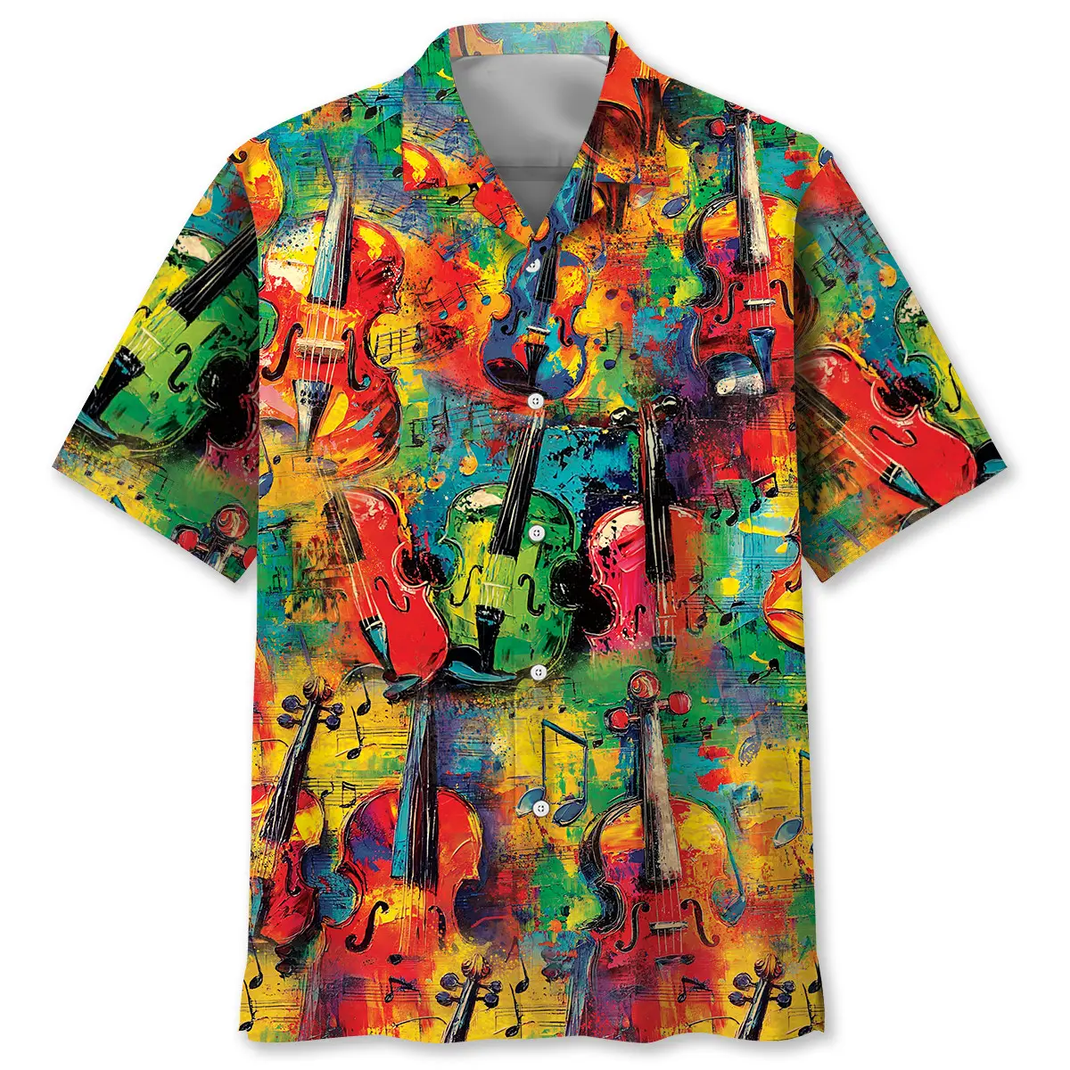violin-colorful-art-hawaiian-shirt