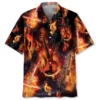 Violin In Fire Hawaiian Shirt HWBN2762925 - Beltina