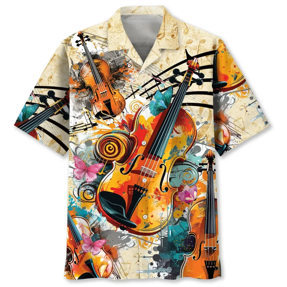 Violin Vintage Hawaiian Shirt HWBN2762872 - Beltina