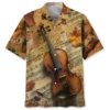 Violin Vintage Maple Leaf Hawaiian Shirt HWBN2764929 - Beltina