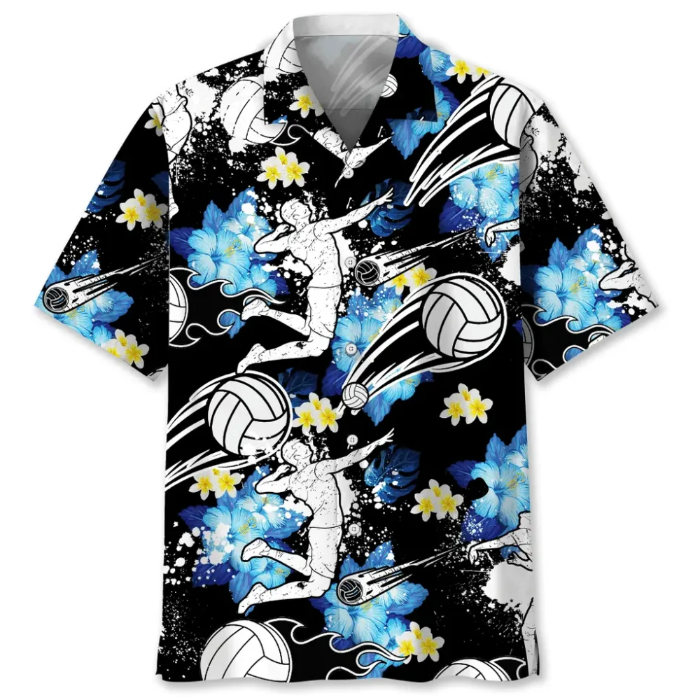 Volleyball Blue Nature Hawaiian Shirt HWBN2762648 - Beltina