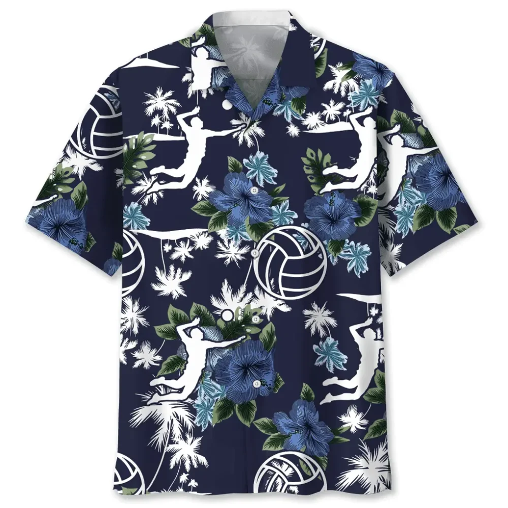 Volleyball Blue Nature Hawaiian Shirt HWBN2762647 - Beltina