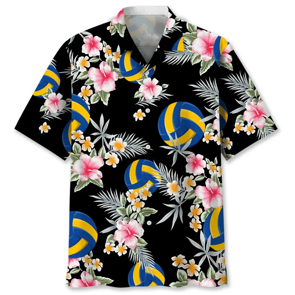 Volleyball Flower Hawaiian Shirt HWBN2762653 - Beltina
