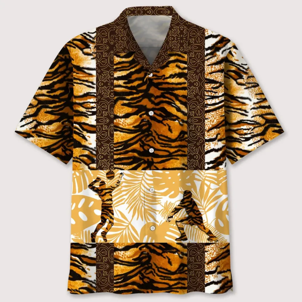 volleyball leopard skin hawaiian shirt HWBN2762663 - Beltina