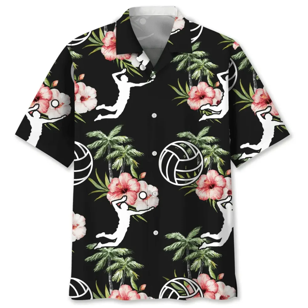 Volleyball Nature Flower Hawaiian Shirt HWBN2762666 - Beltina