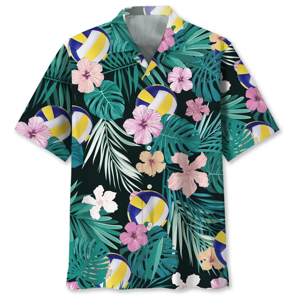 volleyball tropical hawaiian shirt HWBN2762670 - Beltina