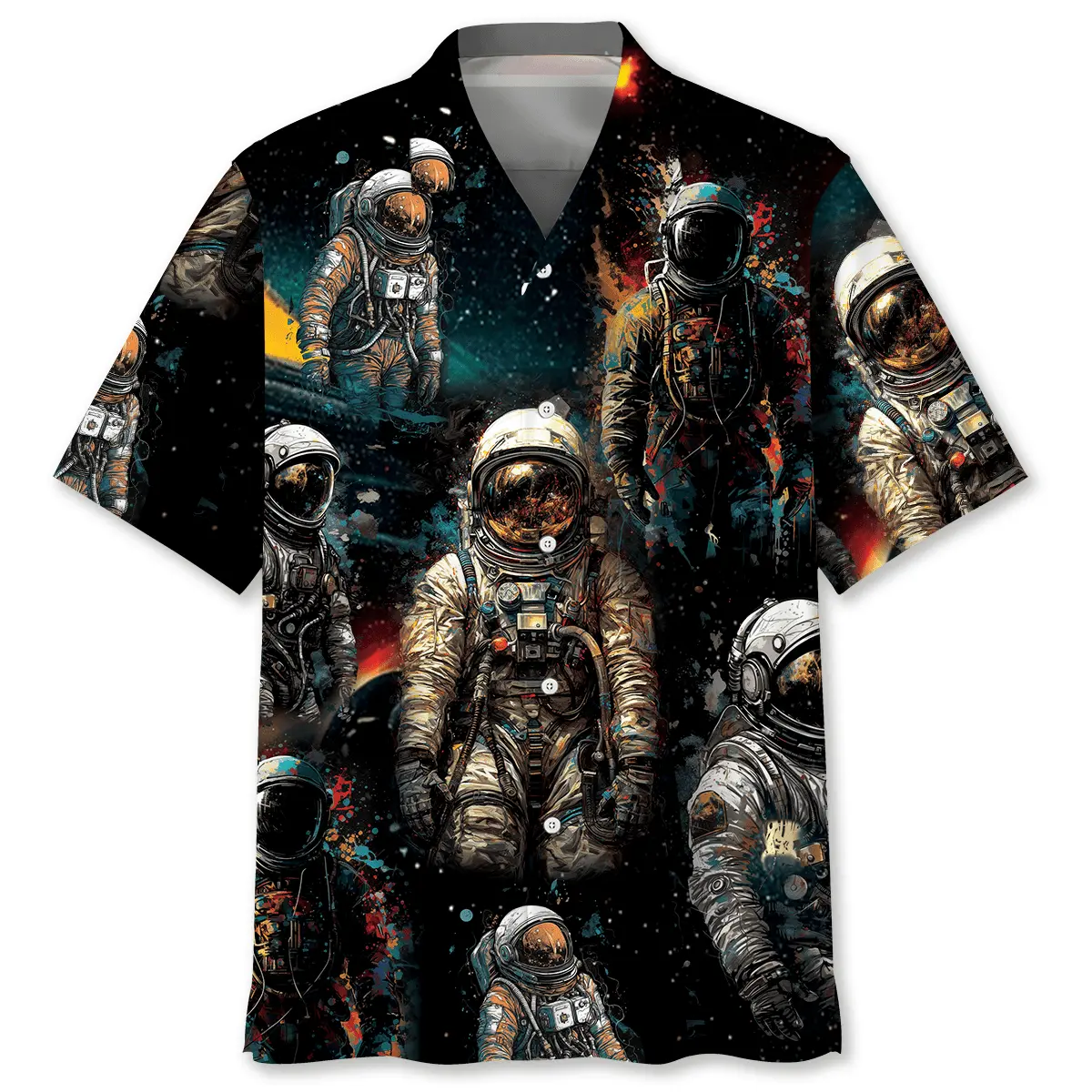water-color-astronaut-hawaiian-shirt
