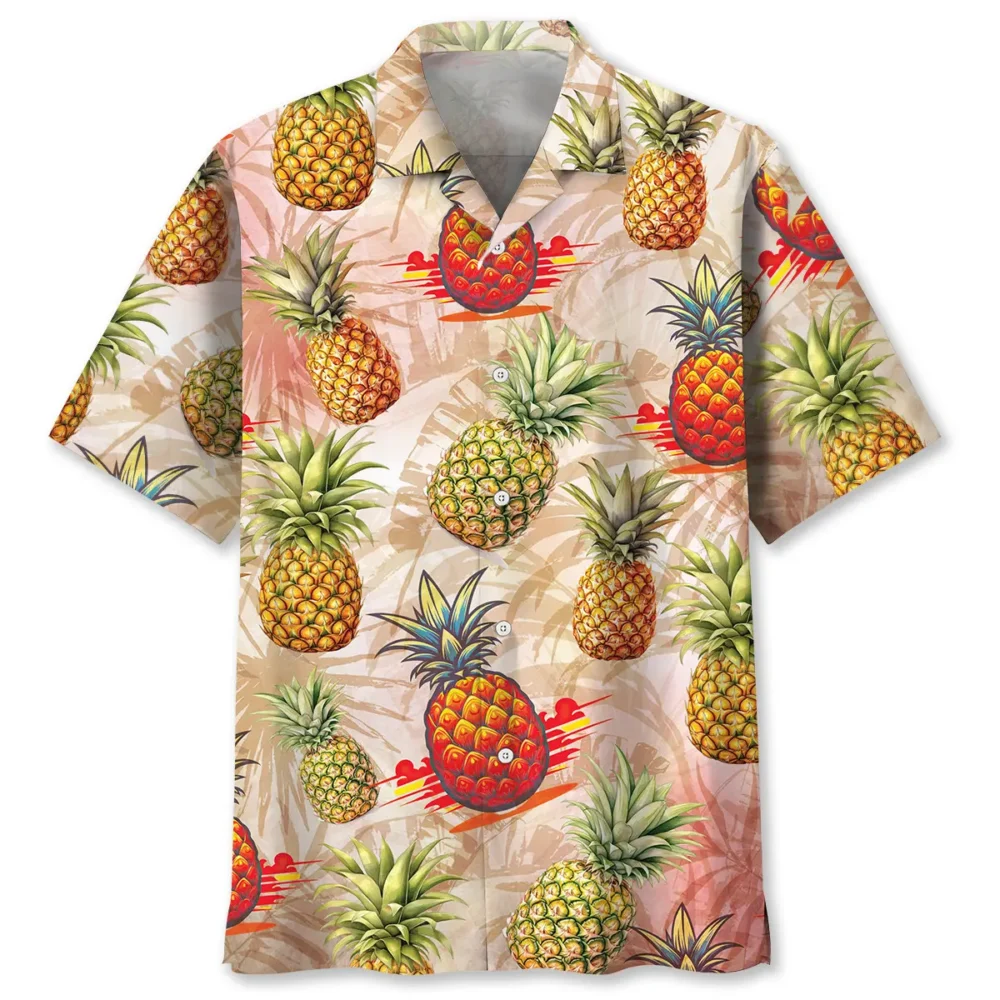 Water Color Pineapple Hawaiian Shirt Men HWBN2763026 - Beltina