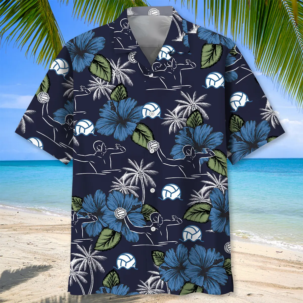 water-polo-blue-nature-hawaiian-shirt-1