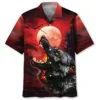 Wolf Red Moon Hawaiian Shirt HWBN2763101 - Beltina