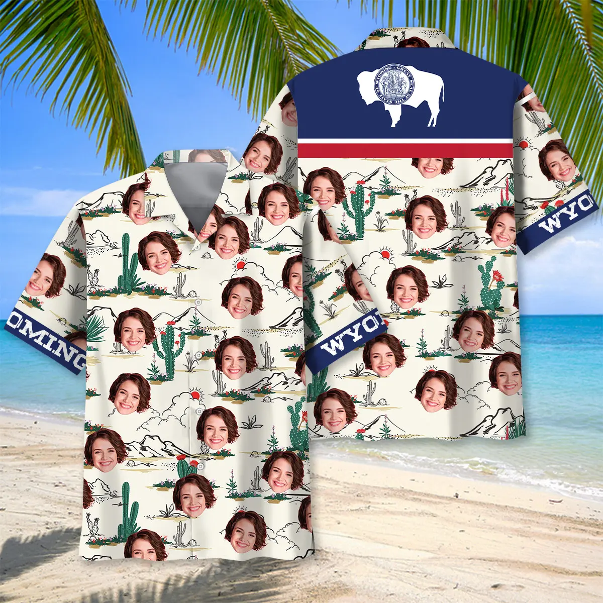 wyoming-state-hawaiian-shirt-custom-face-girl-friend-wife-1