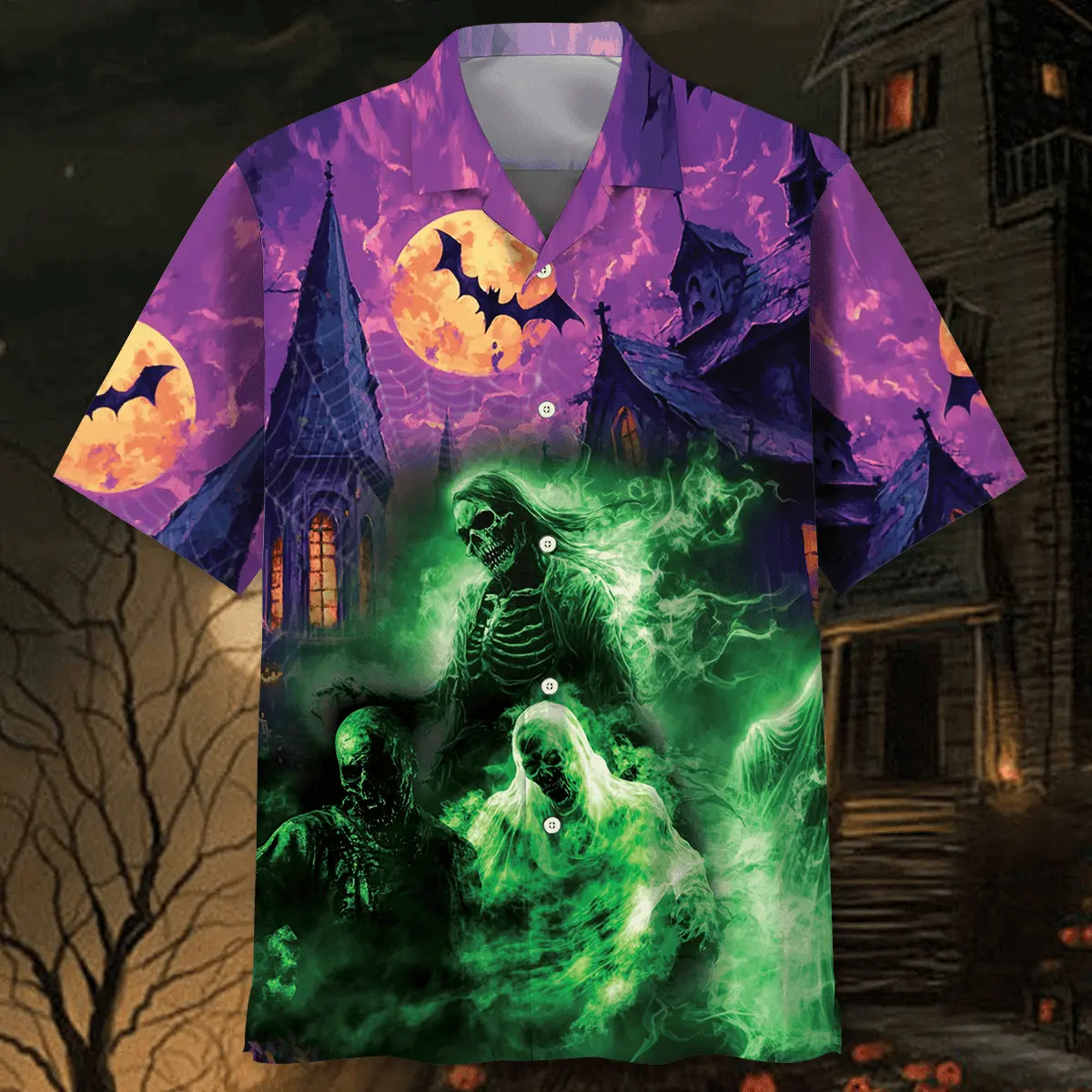zombie-halloween-night-hawaiian-shirt-2