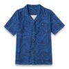 Ocean Line Currents Deep Blue Beach Shirt product image, view 6