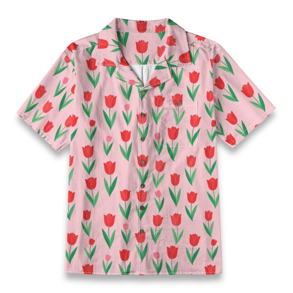 Jasmine Green Fresh Floral Summer Shirt product image, view 6