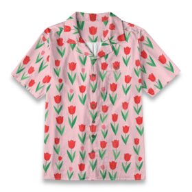 Fresh Green Jasmine Floral Shirt