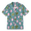 Tulip Pastel Pink Spring Floral Beach Shirt product image, view 6