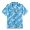 Foam Splash Lines Bright Ocean Hawaiian Shirt product image, view 6